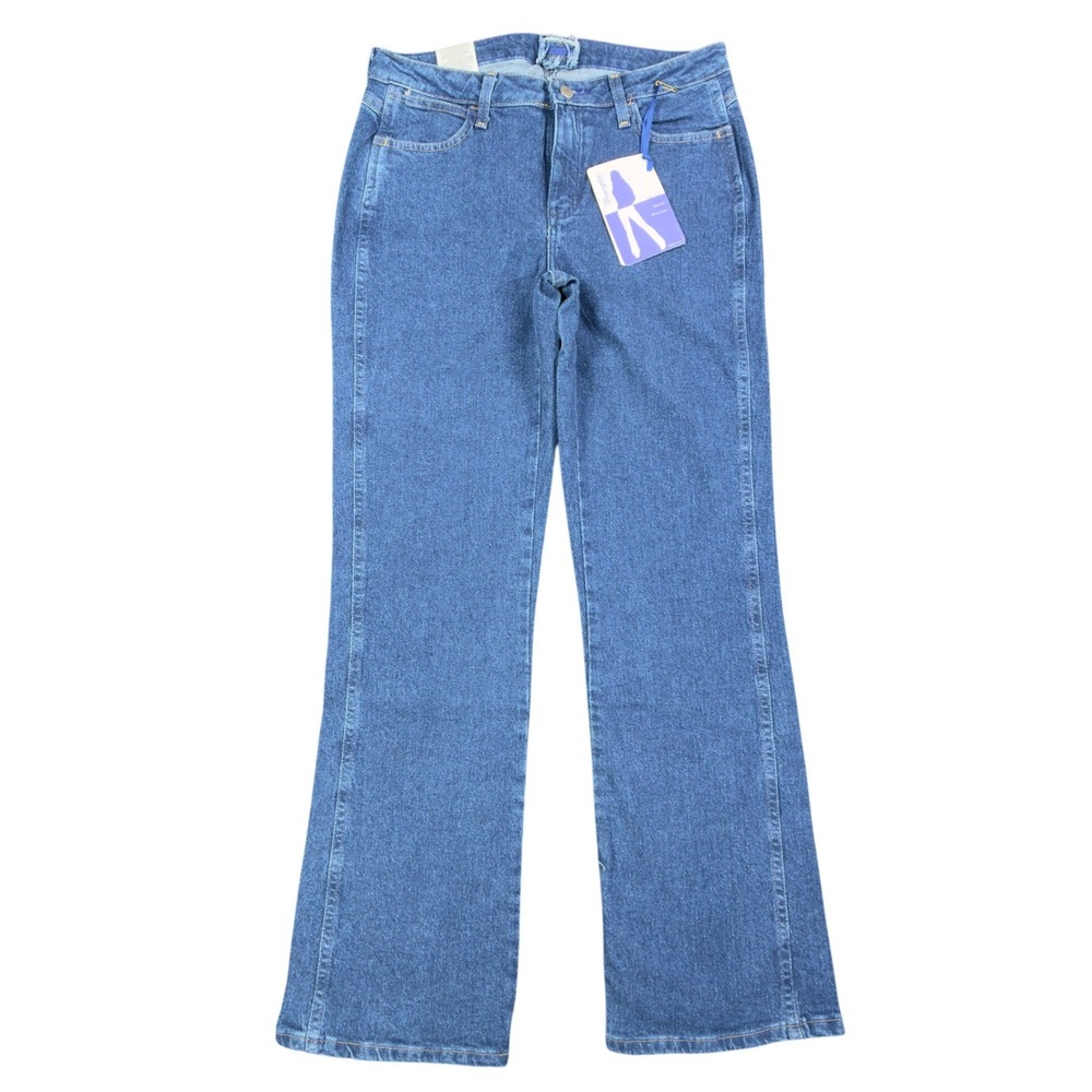 Wrangler Y2K Cowboy Cut Boot Cut Jeans Womens 9/10x32 Blue Denim NWT